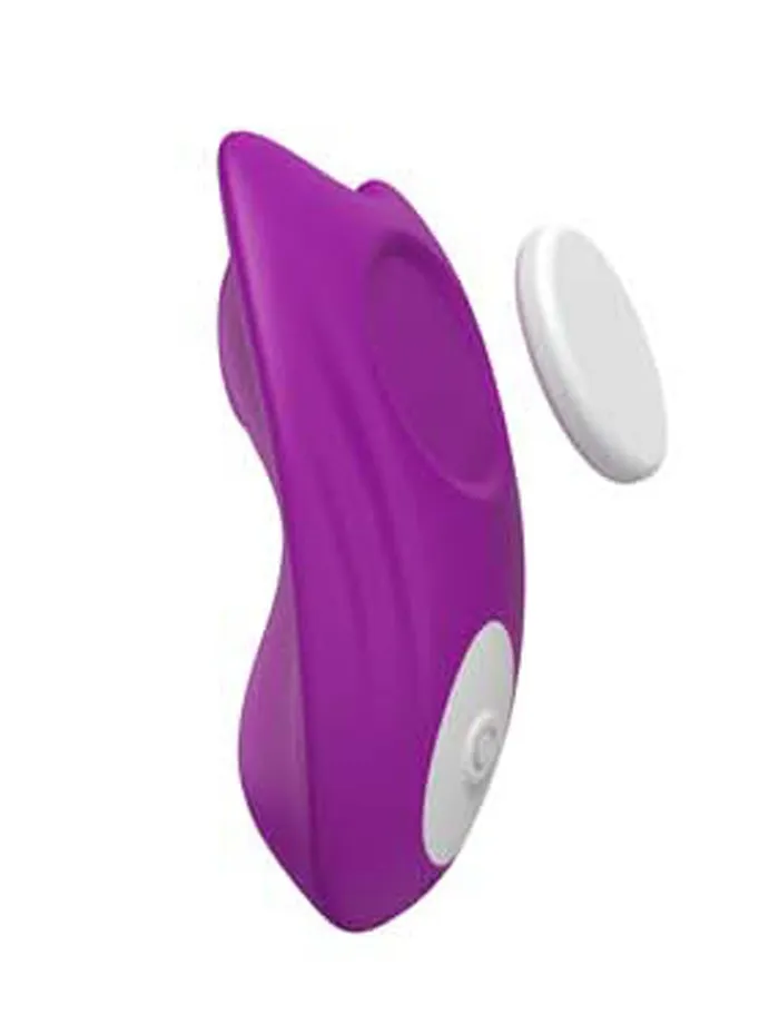 Female Sex Toys | Delfi Toys The Wave - Butterfly - Panty Vibrator met Afstandsbediening- Paars