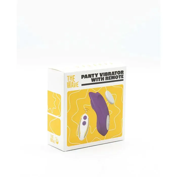 Female Sex Toys | Delfi Toys The Wave - Butterfly - Panty Vibrator met Afstandsbediening- Paars