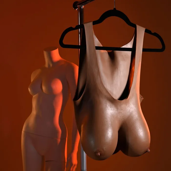 Gender X Anal Gender X UNDERGARMENTS PLATE ECUP Dark Brown Wearable Breasts ECup Size Gender X Anal Gender X UNDERGARMENTS PLATE ECUP Dark Brown Wearable Breasts ECup Size