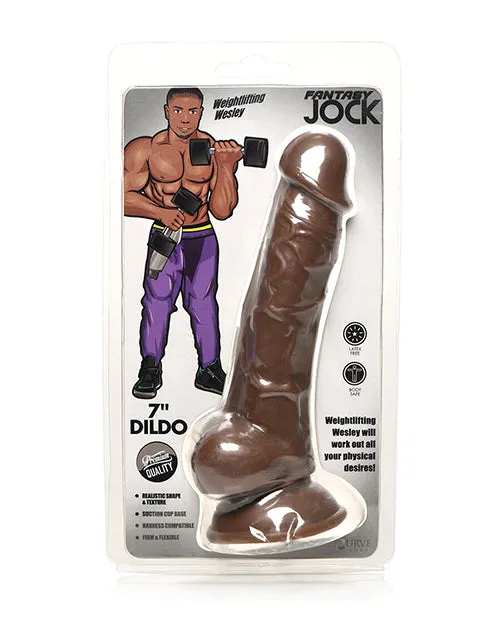 Curve Toys Fantasy Jock Weightlifting Wesley 7 Dildo Wballs Curve Dildos