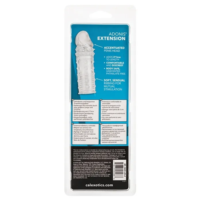 CAL EXOTICS Adonis ExtensionClear 2 Male Sex Toys