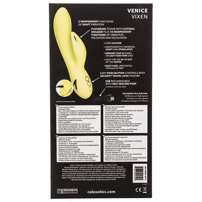 California Dreaming Venice Vixen CAL EXOTICS Vibrators