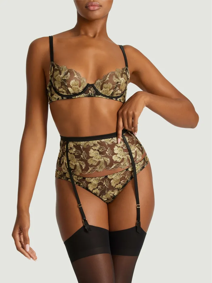 Coco de Mer Oriana Suspender Belt Coco de Mer Vibrators