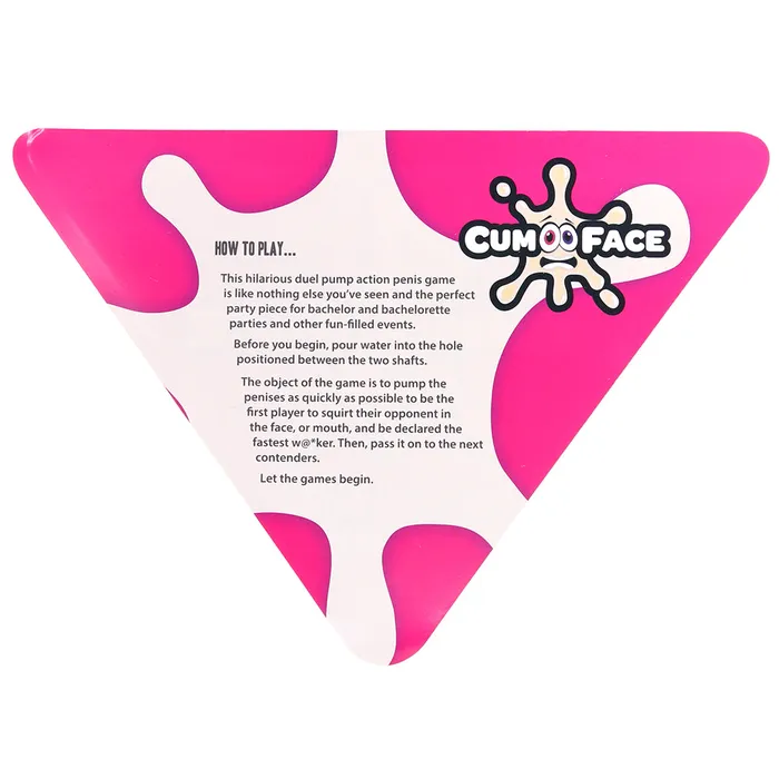Cum Face Duel Pump Action Penis Game Shots Toys Male Sex Toys