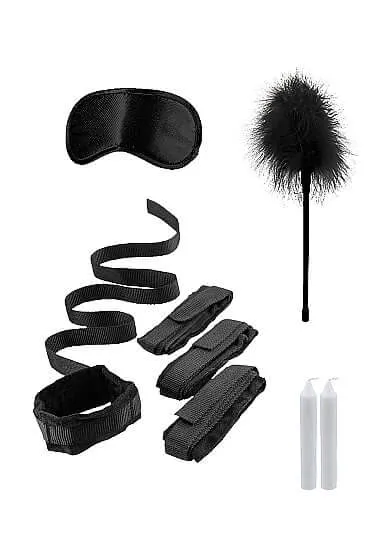 Ouch Bed Bindings Restraint Kit Black from Shots Toys SHOTS AMERICA Anal