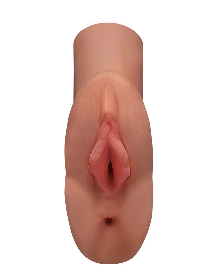 Pipedream Products Male Sex Toys Pipedream Products PDX Plus LifeLike Perfect Pussy Double Stroker in Tan Pipedream Products Male Sex Toys Pipedream Products PDX Plus LifeLike Perfect Pussy Double Stroker in Tan
