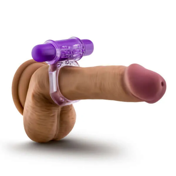 Play With Me The Player Vibrating Cock Ring Purple Blush Novelties Couples