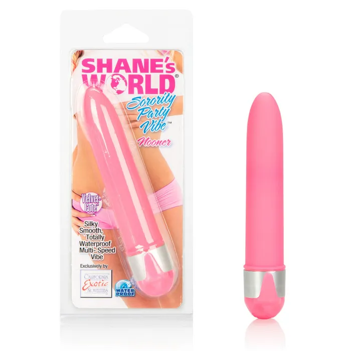 Shanes Worlds Sorority Party Vibe Nooner Pink CalExotics Vibrators Shanes Worlds Sorority Party Vibe Nooner Pink CalExotics Vibrators