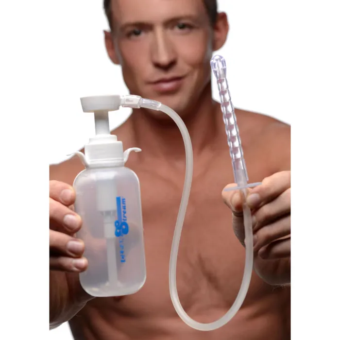 XR Brands Clean Stream Male Sex Toys Pump Action Enema Bottle With Nozzle XR Brands Clean Stream Male Sex Toys Pump Action Enema Bottle With Nozzle