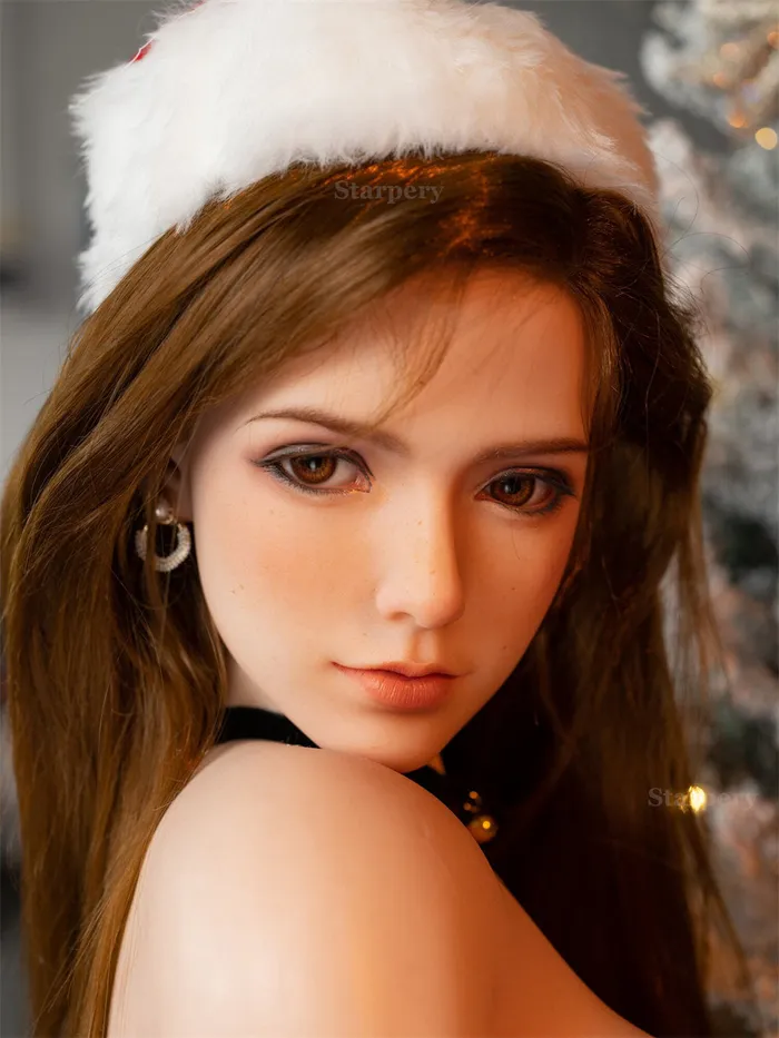172cm5ft8 Fcup Tall Big Boobs Silicone Head Sex Doll Julie Starpery Doll Male Sex Toys