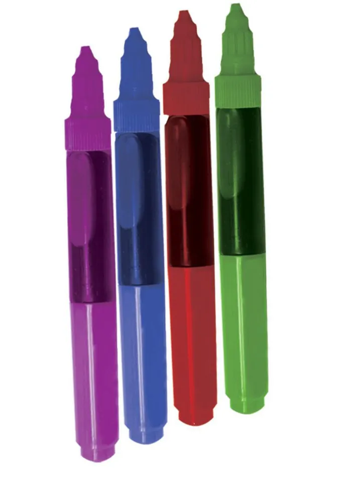 Anal Hott Products Play Pens Edible Body Paint Brushes 4 Delicious Flavors