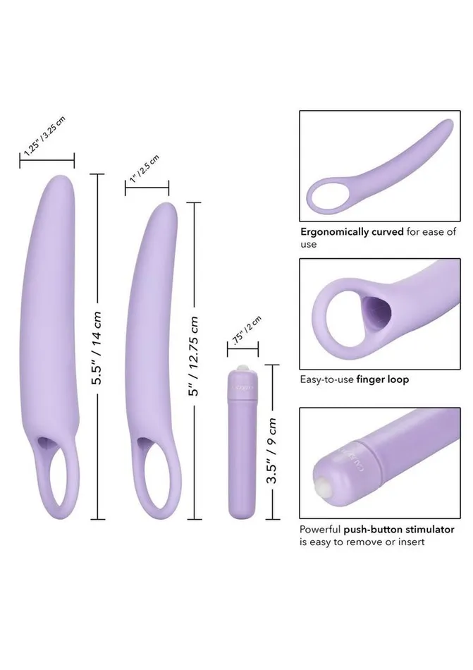 Dr Laura Berman Isabelle Set Of 2 Vibrating Silicone Dilators Dr Laura Berman Collection Female Sex Toys Dr Laura Berman Isabelle Set Of 2 Vibrating Silicone Dilators Dr Laura Berman Collection Female Sex Toys