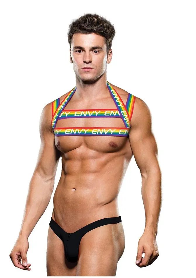 Envy Menswear Female Sex Toys Rainbow Harness