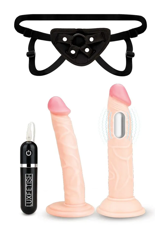 Lux Fetish StrapOn Pegging Set with Remote Control Lux Fetish Female Sex Toys