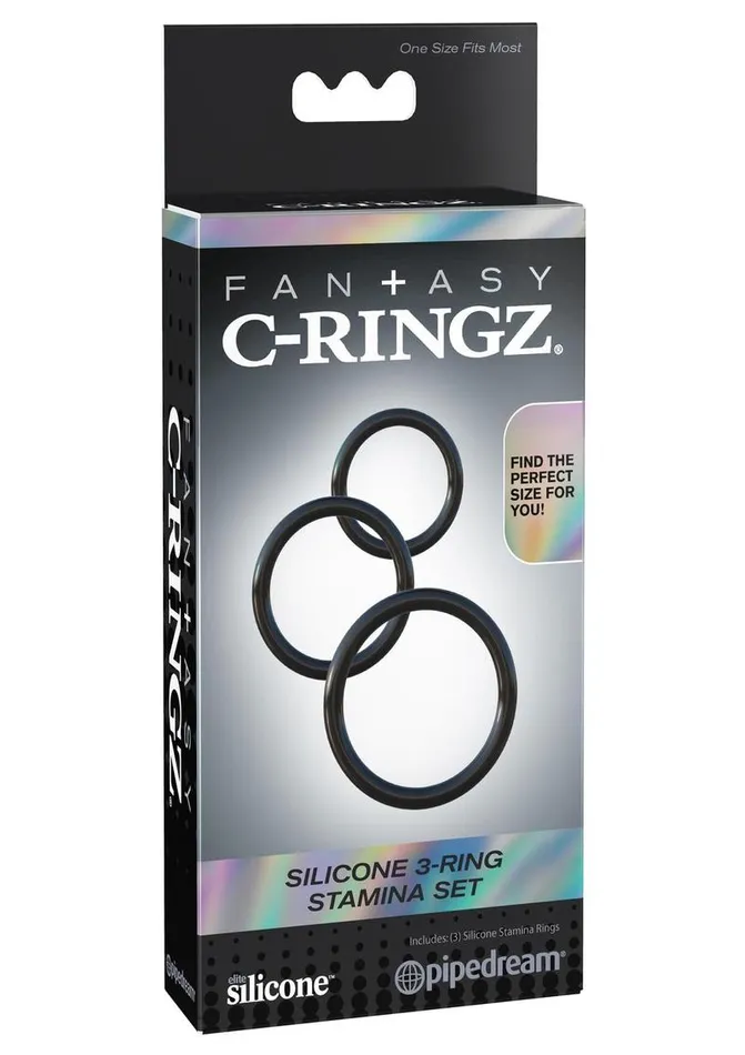 Male Sex Toys Fantasy CRingz Fantasy CRingz Silicone 3Ring Stamina Cock Ring Male Sex Toys Fantasy CRingz Fantasy CRingz Silicone 3Ring Stamina Cock Ring