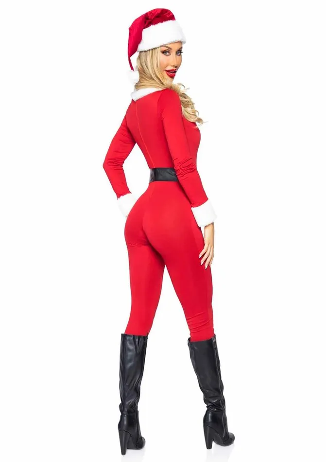 Male Sex Toys Leg Avenue Santa Baby Spandex Jumpsuit with Fur Trim Belt and Santa Hat Male Sex Toys Leg Avenue Santa Baby Spandex Jumpsuit with Fur Trim Belt and Santa Hat