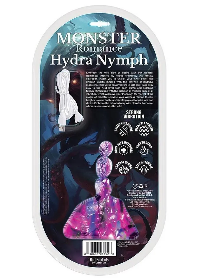 Monster Romance Hydra Nymph Rechargeable Silicone Dong Hott Products Female Sex Toys