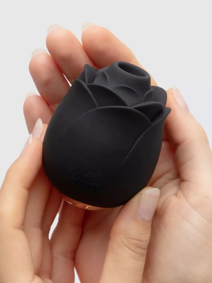 Fifty Shades of Grey Black Rose Silicone Clitoral Suction Stimulator Black Lovehoney Fifty Shades Vibrators Fifty Shades of Grey Black Rose Silicone Clitoral Suction Stimulator Black Lovehoney Fifty Shades Vibrators