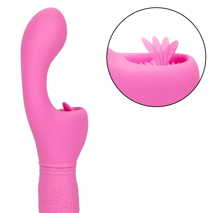 Rechargeable Butterfly Kiss Flicker Pink CalExotics Vibrators Rechargeable Butterfly Kiss Flicker Pink CalExotics Vibrators