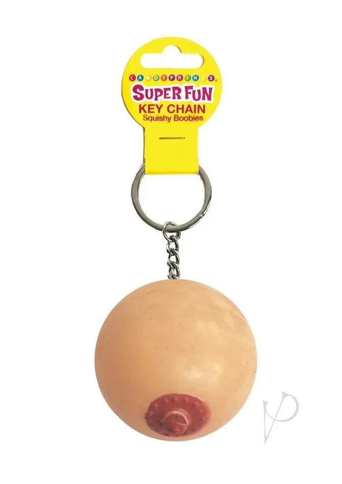 Candyprints Party Male Sex Toys Super Fun Key Chain One Squishy Boob
