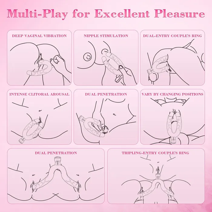 CupidSecrets Female Sex Toys Flexible Vibrating Double Dildo CupidSecrets Female Sex Toys Flexible Vibrating Double Dildo