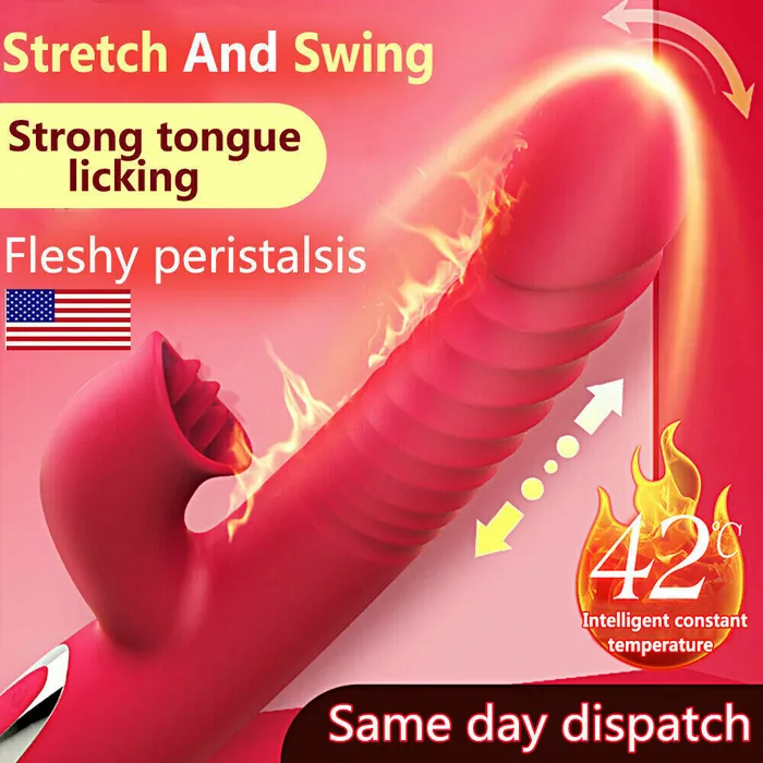 CupidSecrets Female Sex Toys G Spot Lick Vibrator