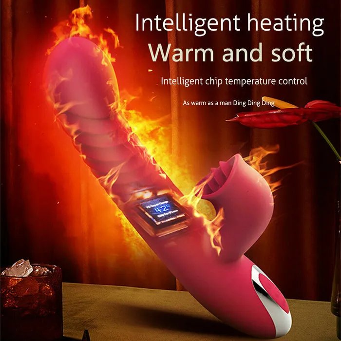 CupidSecrets Female Sex Toys G Spot Lick Vibrator
