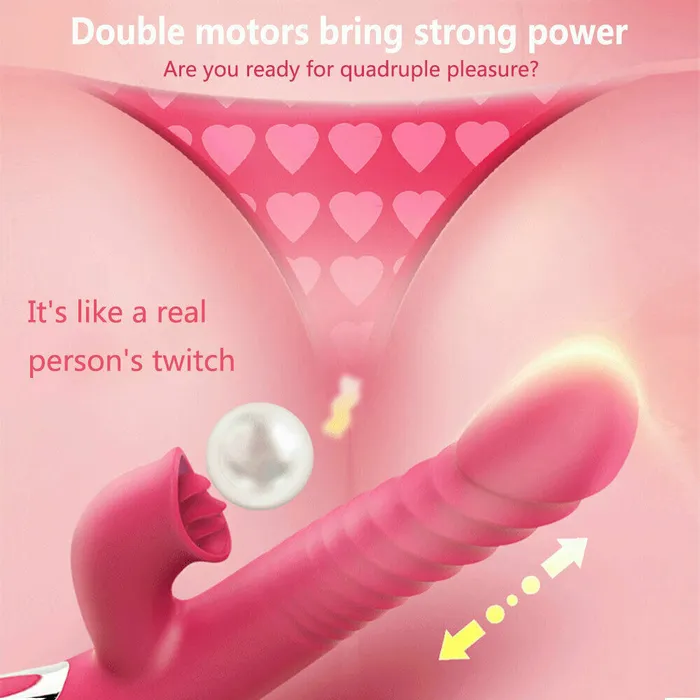 CupidSecrets Female Sex Toys G Spot Lick Vibrator
