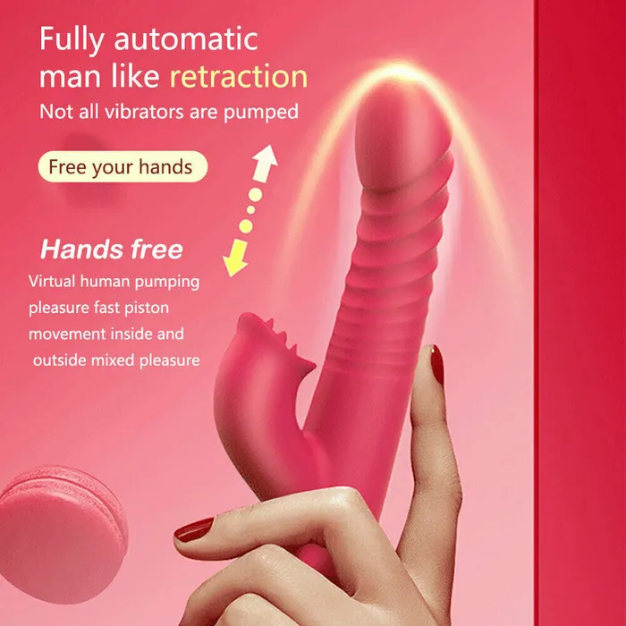 CupidSecrets Female Sex Toys G Spot Lick Vibrator