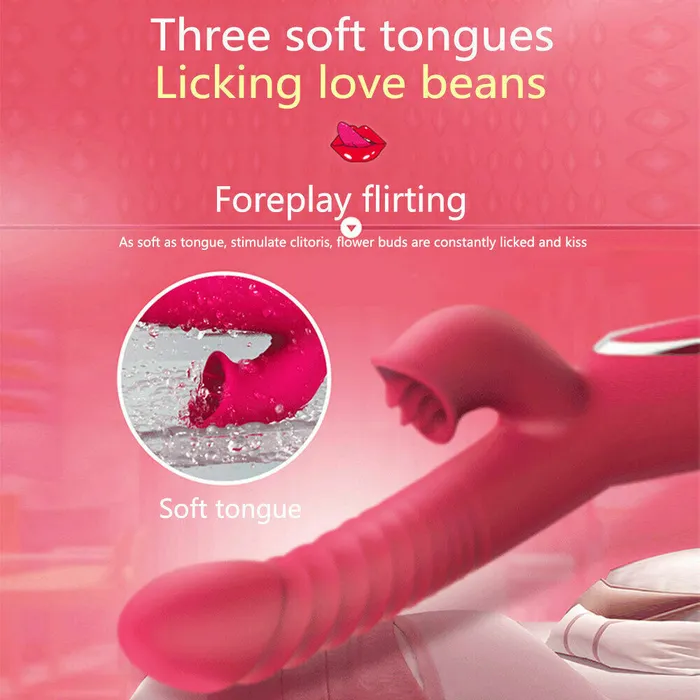 CupidSecrets Female Sex Toys G Spot Lick Vibrator