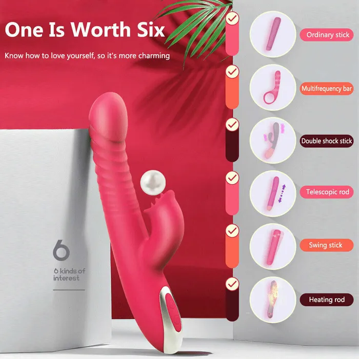 CupidSecrets Female Sex Toys G Spot Lick Vibrator