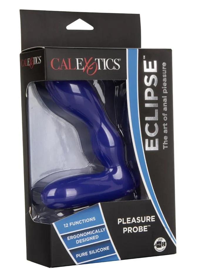Eclipse Anal Silicone Wireless Pleasure Probe Blue