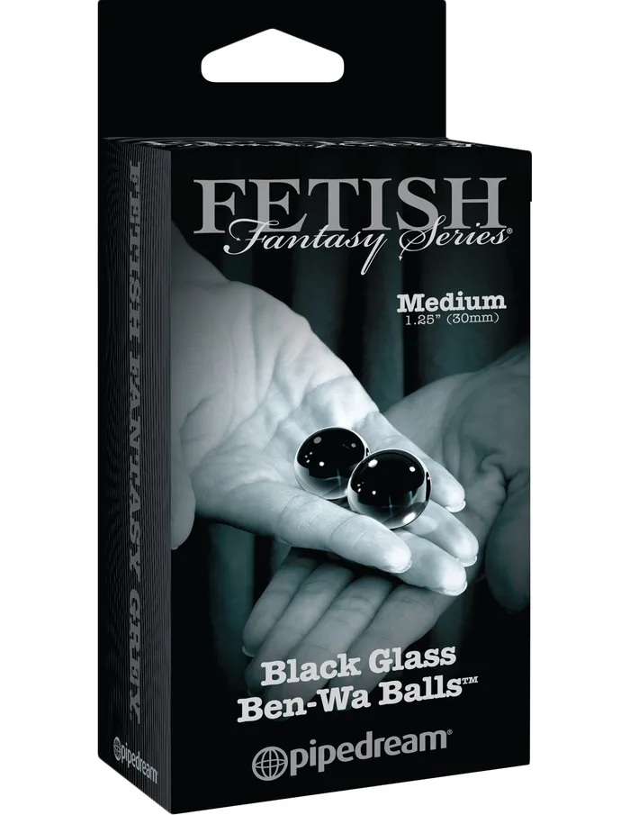 Fetish Fantasy Dildos Black Glass BenWa Balls Medium by Fetish Fantasy Limited Edition Fetish Fantasy Dildos Black Glass BenWa Balls Medium by Fetish Fantasy Limited Edition